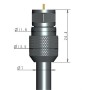 Confezione 10 Adattatori F per Cavi Diametro 6,8/7mm