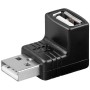 Adattatore USB A maschio/A femmina 90&deg