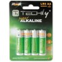 Blister 4 Batterie High Power Stilo AA Alcaline LR06 1,5V