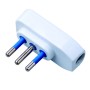 Spina ribassata 2P+T 10A Bianco