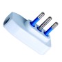 Spina ribassata 2P+T 10A Bianco