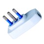 Spina ribassata 2P+T 10A Bianco
