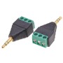 Adattatore Connettore Audio 3.5 mm Maschio a Terminal Block 3 pin