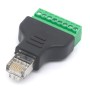 Adattatore Connettore RJ45 Maschio Terminal Block 8 pin