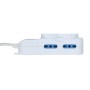 Multipresa 4 Posti Italiana Bipasso / 2 Schuko