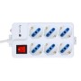 Multipresa 6 Posti Italiana Bipasso / Schuko Angolata