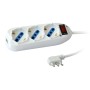 Multipresa 3 Posti Italiana Bipasso / Schuko con spina 10A