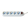 Multipresa 5 Posti Italiana Bipasso / Schuko con spina 10A