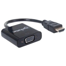 Cavo Convertitore HDMI a VGA con MicroUsb 30cm Nero