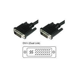 Cavo Monitor DVI Analogico digitale  M/M Dual Link 1,8 mt (DVI-I)