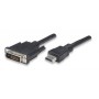 Cavo Video da HDMI&trade a DVI-D M/M 1,8 m