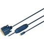 Cavo Mini DisplayPort (Thunderbolt) a DVI-D 24+1 2m Alta Qualit&agrave