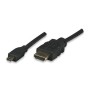 Cavo HDMI&trade Highspeed con Ethernet Channel 1.4 A M/ Micro D M, 2,0 m