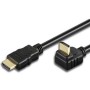 Cavo HDMI High Speed con Ethernet A/A M/M Angolato 5 m Nero