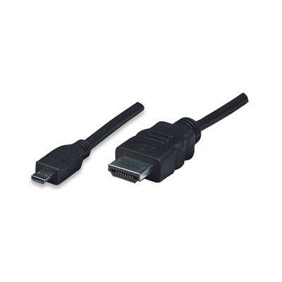 Cavo HDMI&trade Highspeed con ethernet channel 1.4 A M/ Micro D M, 5,0 m