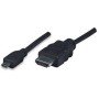 Cavo HDMI&trade Highspeed con ethernet channel 1.4 A M/ Micro D M, 5,0 m
