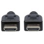 Cavo HDMI CL3 High Speed con Ethernet A/A M/M 8m Nero