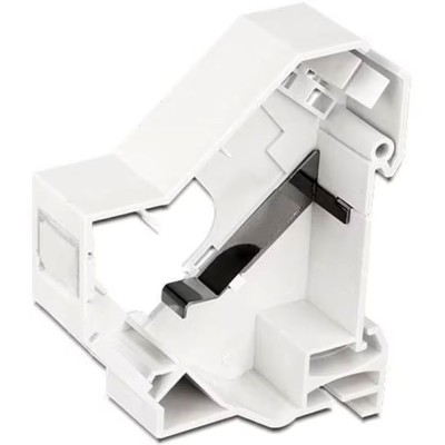 Adattatore su barra DIN per modulo RJ45 Keystone Schermato