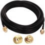 Cavo Antenna SMA M/F a Basse Perdite 7,5m Nero