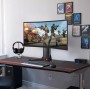 Supporto da Scrivania per Monitor Gaming LCD 17-32'' Nero