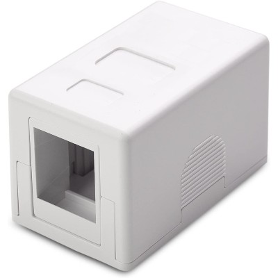 Presa a Muro per 1 Frutto Keystone Bianco