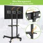Trolley da Pavimento con Mensola per TV LCD/LED/Plasma 37-70''