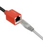 Adattatore RJ45 Cat.6A Classe EA Break Away Protezione Antistrappo 20cm