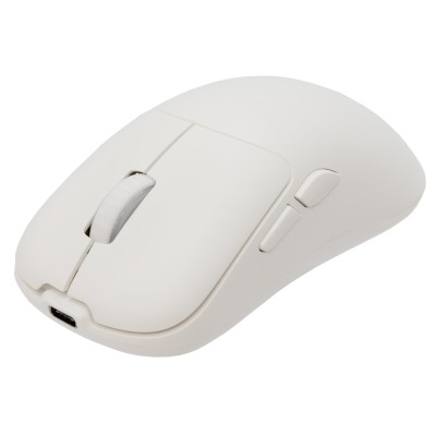 Mouse Ottico Gaming Wireless USB-C&trade 6400 dpi Bianco, AERO
