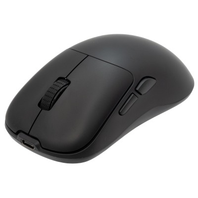 Mouse Ottico Gaming Wireless USB-C&trade 6400 dpi Nero, AERO