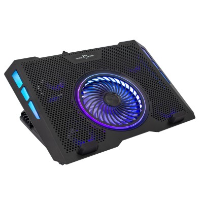 Dissipatore USB per Notebook fino a 17.3'' con 6 Regolazioni di Altezza e 2 Porte USB