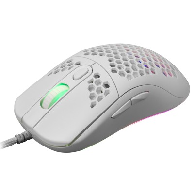 Gaming Mouse Galahad RGB 6400 6D dpi bianco