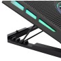 Dissipatore USB per Notebook fino a 17.3'' con 6 Regolazioni di Altezza e 2 Porte USB