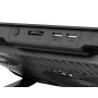 Dissipatore USB per Notebook fino a 17.3'' con 6 Regolazioni di Altezza e 2 Porte USB