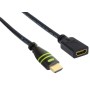 Cavo Prolunga HDMI&trade High Speed con Ethernet 4K 30Hz M/F 0,2 m