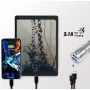 Caricatore da Auto in Alluminio 2x USB 10,5W Rompivetro di Emergenza