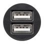 Caricatore Compatto da Auto 2 porte USB max.15.5W/3.1A Nero
