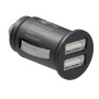 Caricatore Compatto da Auto 2 porte USB max.24W/4.8A Nero