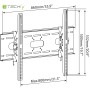 Supporto a Muro Inclinabile per TV LED LCD 42-80'' Nero