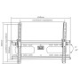 Supporto a Muro Universale Inclinabile per TV 37-70''