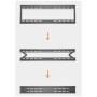 Staffa a muro fissa TV LED LCD 32-70'' robusta e pieghevole