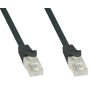 Cavo di rete Patch in CCA Cat.5E Nero UTP 1m