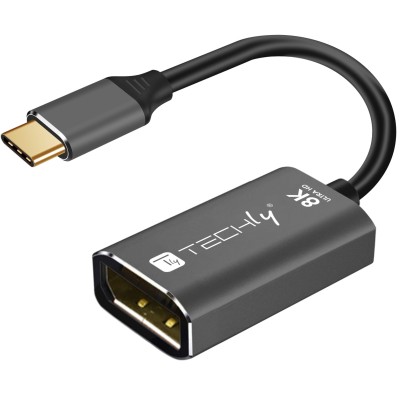 Adattatore USB-C&trade 3.2 a Displayport 1.4 8K@60Hz 15 cm