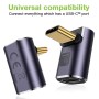 Adattatore USB-C&trade Maschio/Femmina Angolato 90&deg 40Gbps 4K e 8K