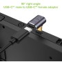 Adattatore USB-C&trade Maschio/Femmina Angolato 90&deg 40Gbps 4K e 8K