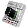 Caricabatterie per AA / AAA / 9V Ni-MH / Ni-Cd