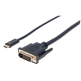 Cavo Adattatore USB-C&trade Maschio a DVI Maschio 2m Nero