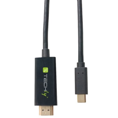 Cavo Adattatore USB-C&trade Maschio a HDMI 2.0 4K Maschio 2m Nero