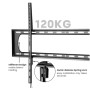 Staffa a Muro Fissa Slim TV LED LCD 60-120''