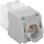 Frutto Keystone RJ45 Cat6A UTP 500MHz Bianco