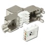 Frutto Keystone RJ45 Cat6A 10Gigabit STP 180&deg Tooless Slim